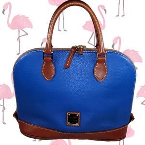 Dooney & Bourke Pebble Leather Zip Zip Satchel